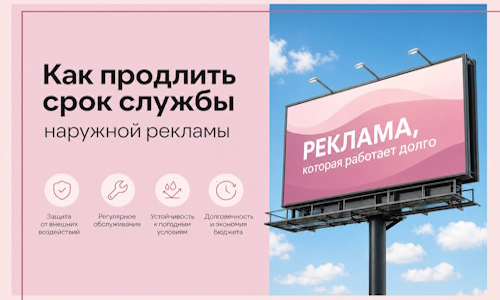 Как продлить срок службы наружной рекламы в  Георгиевске