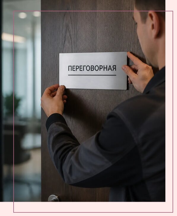 Табличка на дверь с режимом работы в Георгиевске от 3607 р. | Аванза-Грг