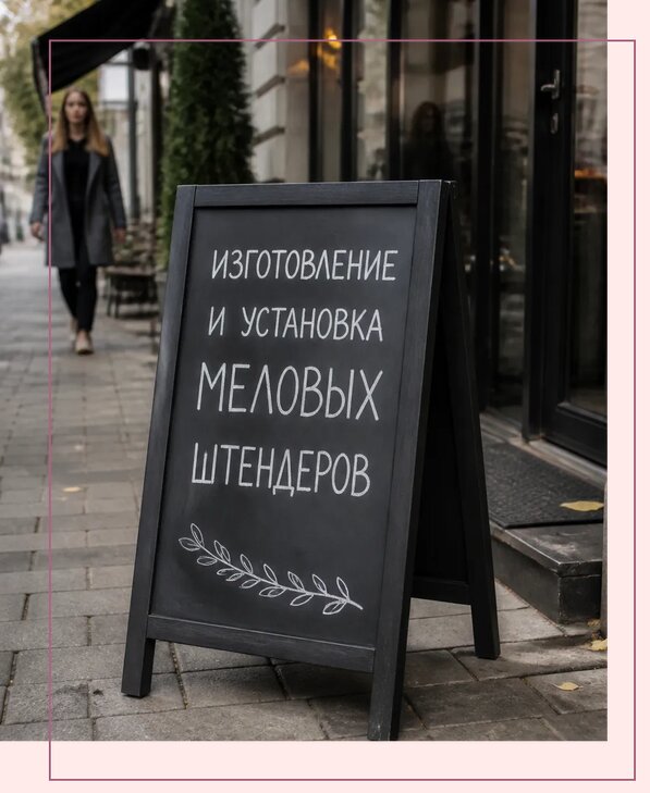 Меловые штендеры в Георгиевске по цене от 6700 р. | Аванза-Грг
